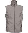 RG215 TRA848 Regatta Octagon II Printable Soft Shell Bodywarmer Seal Grey / Black colour image